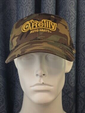 O'Reilly Auto Parts Camo Hat Cap Adjustable OSFM Velcro/Unisex